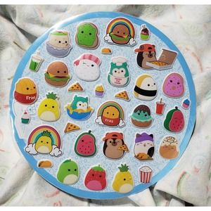 Squishmallows Puffy Stickers Sealed New